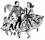 Square Dance Clipart Clip Dancing Cliparts Hoedown Polka Library Clipartbest sketch template