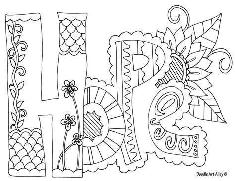 hope coloring pages coloring home