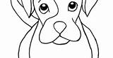 Boxer Coloring Puppy Pages Dog Drawing Printable Color Getcolorings Print Paintingvalley sketch template