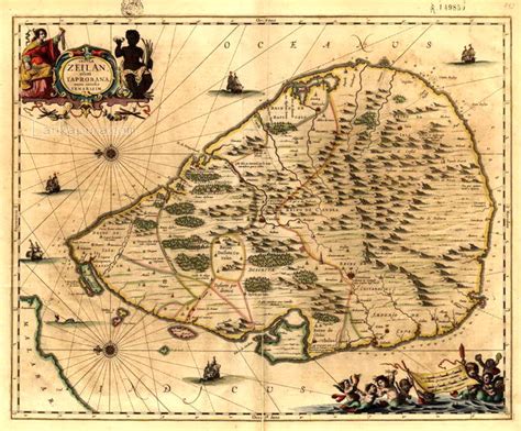 discover srilanka sri lanka isle of zeilan old map of