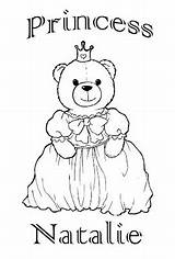 Coloring Princess Mia Pages Name Sophie Natalie Holly Abigail Isabella Personalised Brings Bear Hannah Featuring Names Girls Personalized Interactive Magazine sketch template