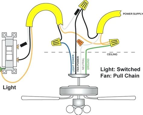 wiring diagram  hunter ceiling fan