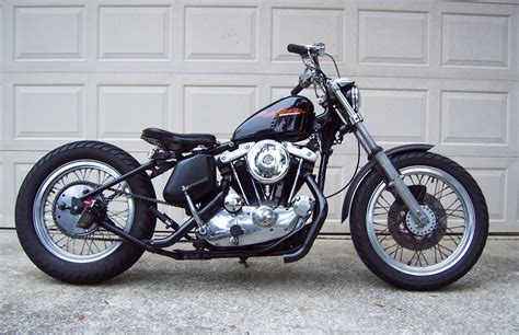 cafe racer special sportster bobber  ironhead project