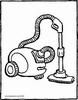 Cleaner Hoover Colouring 01v Clipartmag Kiddicolour sketch template