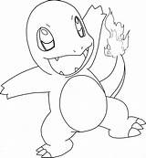 Coloring Charmander Pokemon Pages Popular sketch template