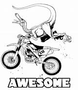 Coloring Dirt Bike Pages Motocross Drawing Awesome Printable Print Boys Getdrawings Getcolorings Color Yamaha sketch template