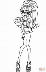 Coloring Ghoulia Yelps Gorgeous Pages Dot Dead sketch template