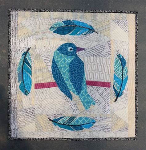 tartankiwi  flurry  feathers paper pieced quilt patterns quilt