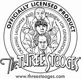Stooges Three Artwork Logo Photorealism Licensed Pdf Giclees sketch template