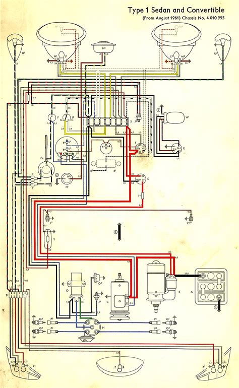 1962 Beetle Wiring Diagram