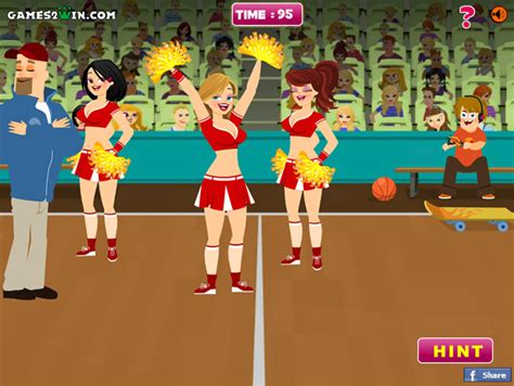 Play Naughty Cheerleaders Free Online Games With