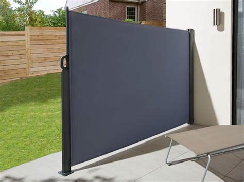 retractable side screen    graphite privacy screens outdoor decor home outdoor