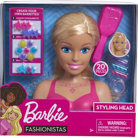 barbie glam party styling head big w