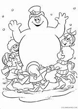 Frosty Snowman Printable Coloring4free Related Posts sketch template