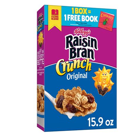 kelloggs raisin bran crunch breakfast cereal original good source