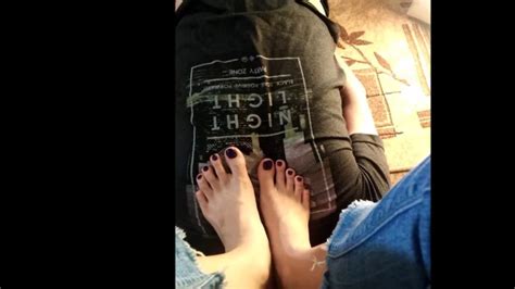 femdom homemade footstool slave foot worship and lite