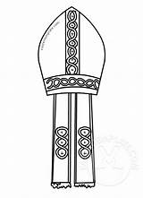 Pope Mitre Template Printable sketch template