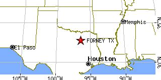 forney texas tx population data races housing economy