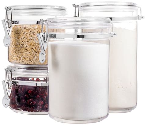 Best Airtight Glass Canisters Sets For The Kitchen Home Appliances