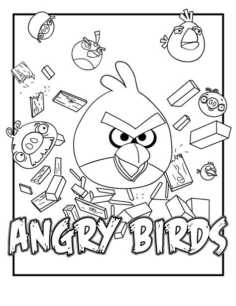 bird coloring pages angry birds coloring pages  kids