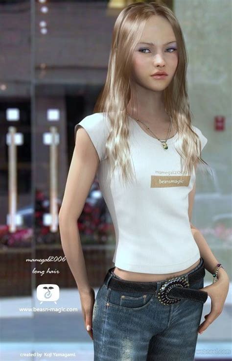 40 Beautiful 3d Girls And Cg Girl Models From Top 3d