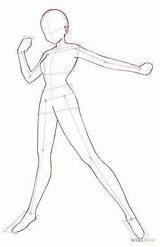 Anime Drawing Body Base Girl Poses Female Manga Croquis Draw Dessin Pose Dibujar Un Mannequin Cuerpo Drawings Bases Frame Reference sketch template