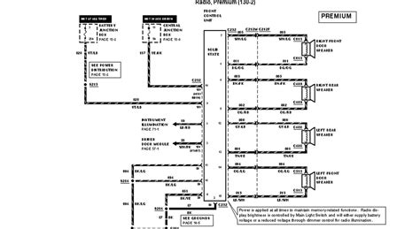 ford  radio wiring diagram images wiring diagram sample