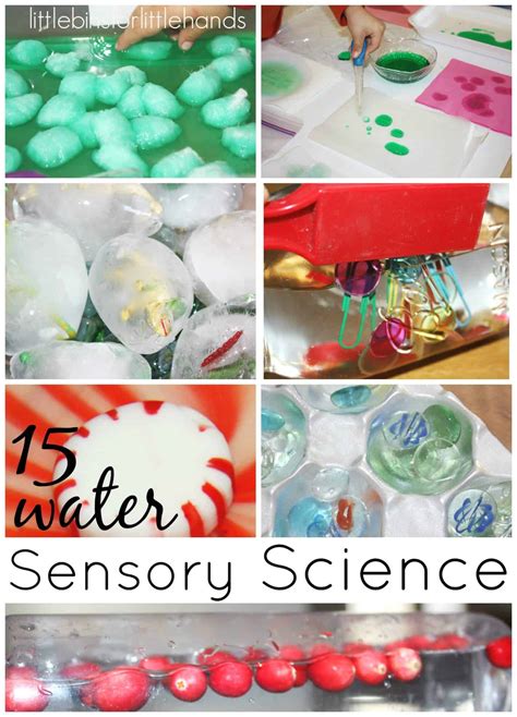 water sensory science activities  kids early learning play
