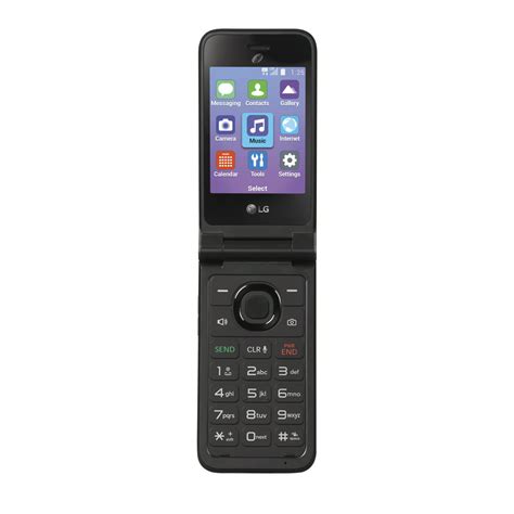 tracfone wireless lg classic flip gb black prepaid phone walmartcom walmartcom