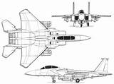 Eagle 15e Strike Boeing Aircraft Military Mcdonnell Douglas Fighter Plans Drawing Line Combataircraft Blueprints Airplane Planes Plan Model Jets Airplanes sketch template