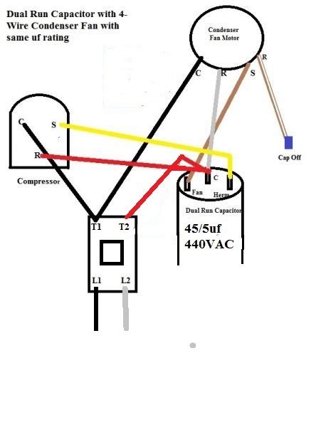 start capacitor wiring diagram