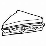 Sandwich Bocadillos Imagui Sanguche Alimentos Queso Otros Buscando Puedes sketch template