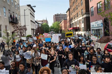 Thousands Protest Peacefully In Baltimore And Many Lend A Helping Hand