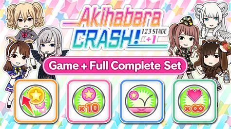 「akihabara crash 123stage 1」 「full complete set」 para nintendo switch