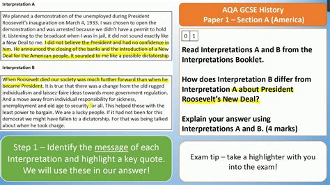 aqa gcse history  spec paper  revision questions teaching www