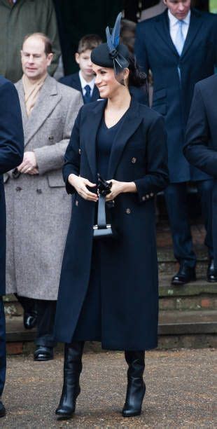 meghan duchess of sussex attends christmas day church service at