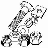 Bolt Drawing Nut Clipartmag sketch template
