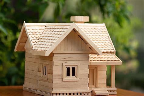 detailed popsicle stick house easy diy popsicle stick crafts house