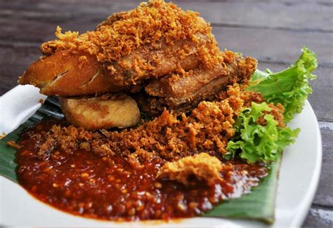 resep ayam penyet goreng penggoda selera masakan indonesia