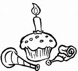 Birthday Cupcakes Coloring Pages Netart sketch template