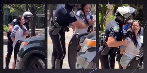 austin police officer filmed groping woman s breasts during arrest