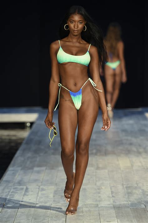 swimwear   love  black models  miami swim week