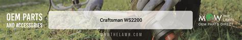 craftsman ws parts  accessories