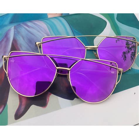 Purple Mirrored Sunglasses Purple Mirror Purple Mirrored Sunglasses