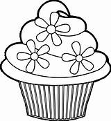 Ice Cream Coloring Pages Cakes Cupcakes Cupcake Printable Sheets Successful Pretty Choose Board Kids sketch template