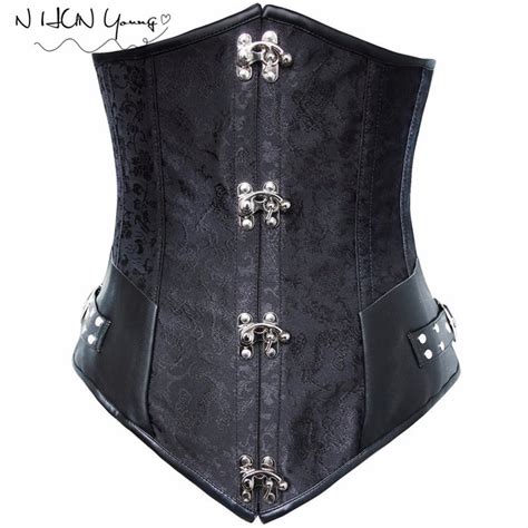 women corset waist corsets bustiers steampunk plus size corset cuero