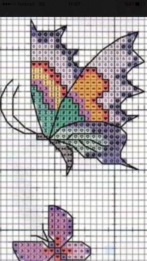 images  crafts butterflies cross stitch  pinterest