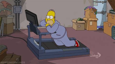 lazy homer simpson find and share on giphy