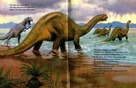 love   time  chasmosaurs vintage dinosaur art dinosaurs books