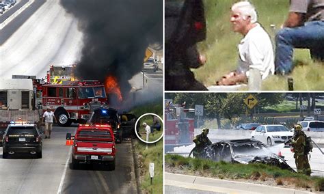 Dick Van Dyke 87 Rescued By Passerby After His Car Bursts Into Flames